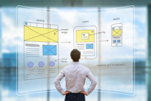 Responsives Webdesign auf Desktop, Tablet und Mobile. Homepage erstellen